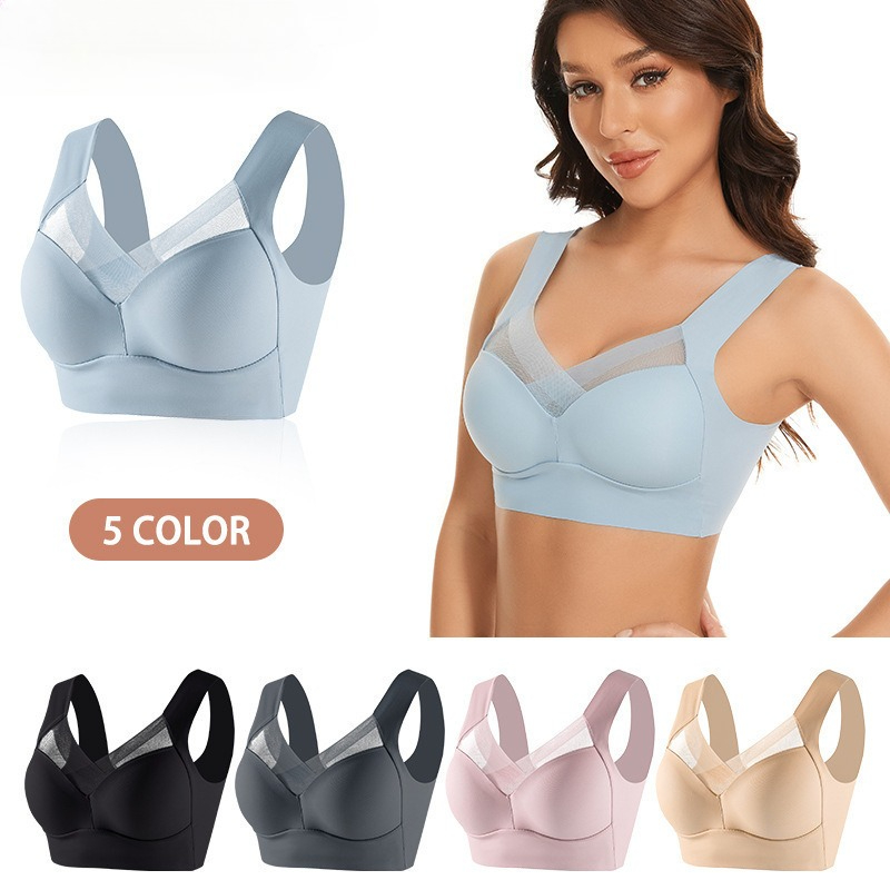 Yoga Fitness Plus - L-6XL حجم كبير غير Underwire الصدرية