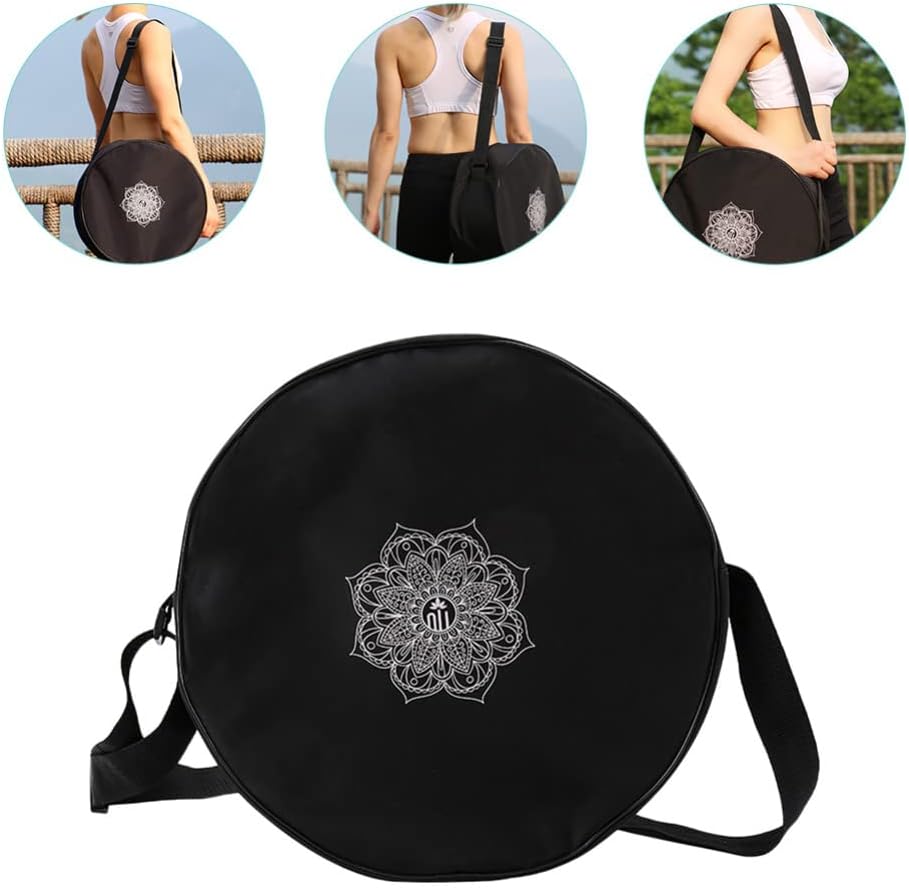 حقيبة عجلة اليوغا نايلون أسود  - مراجعة Yoga Fitness Wheel وسعره