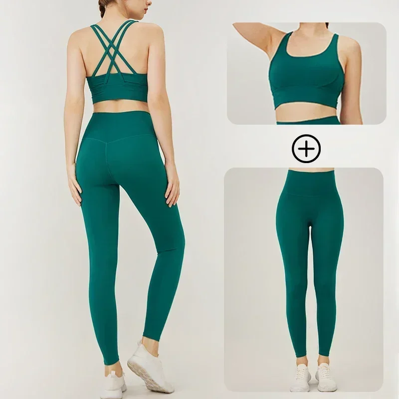 طقم يوجا نسائي من قطعتين، بنطل - مراجعة Yoga Fitness Zumba وسعره
