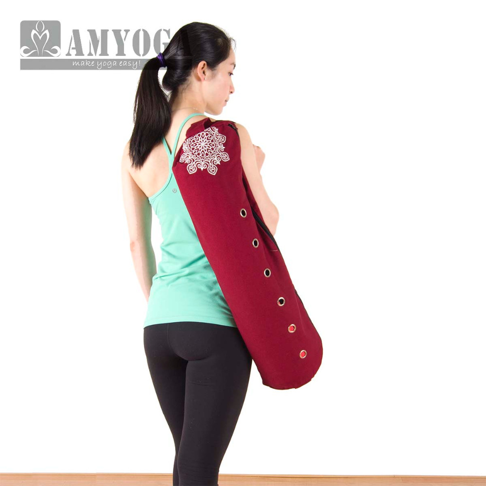 حقيبة يوغا قماشية بحزام كتف وا - مراجعة Fitness Of Yoga وسعره